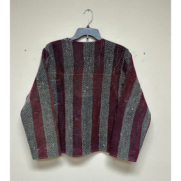 Vintage Jacket Made from Kantha - Reversible - Picture 9 of 10